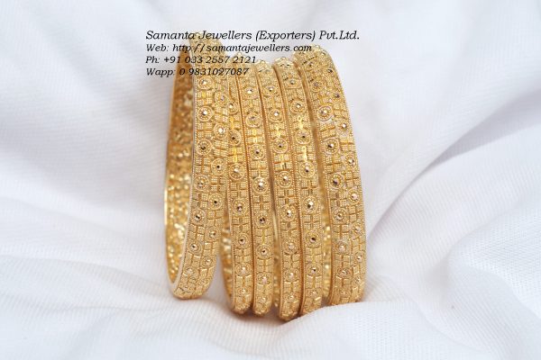 Latest Gold Bangle Churi Designs