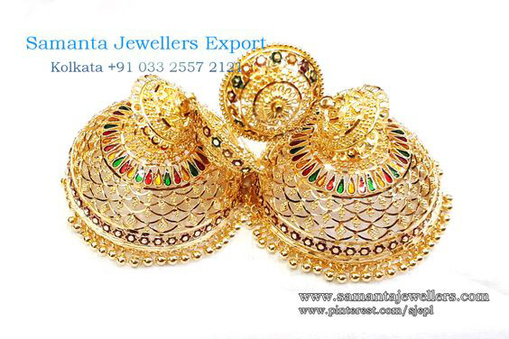 latest gold jhumka designs