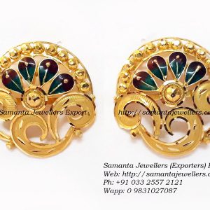 Latest light weight gold Earrings Tups designs with WEIGHT | Latest Jhumka Earrings Tups for Women